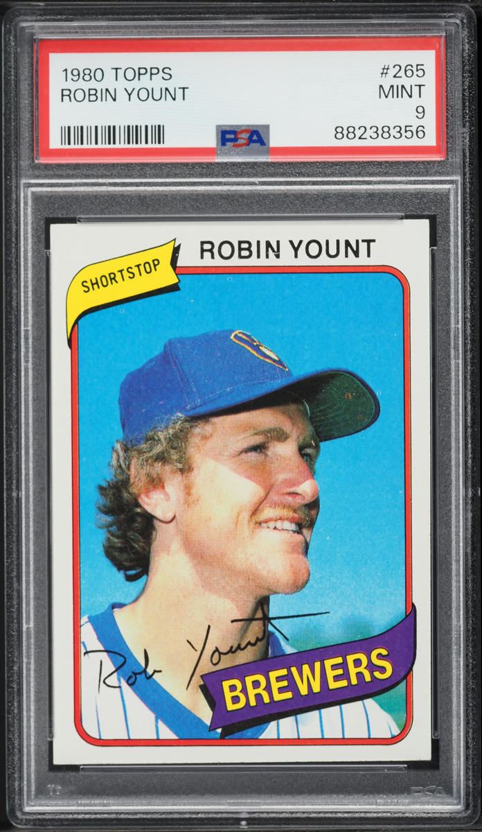 1980 Topps Robin Yount #265 PSA 9 MINT