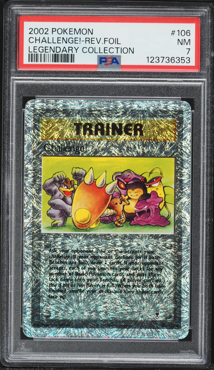2002 Pokemon Legendary Collection Reverse Holo Challenge! #106 PSA 7 NRMT