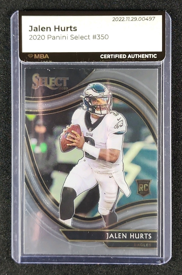 2020 Select Field Level Jalen Hurts ROOKIE #350 MBA AUTH