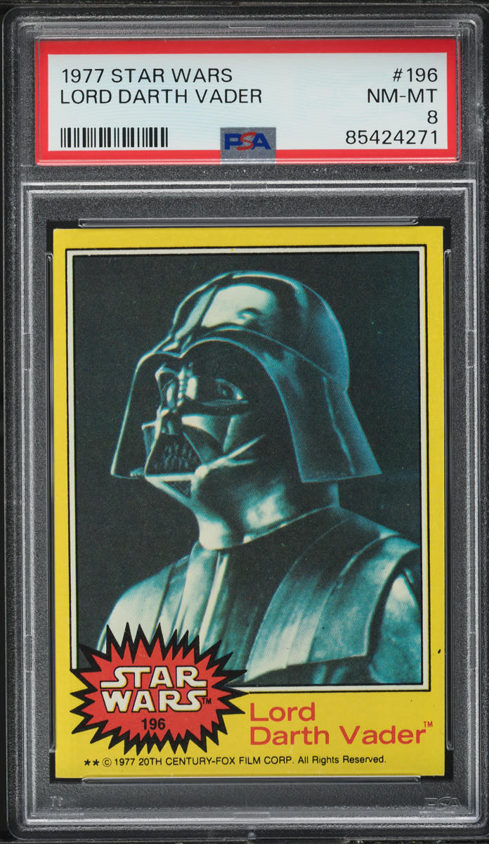 1977 Topps Star Wars Lord Darth Vader #196 PSA 8 NM-MT