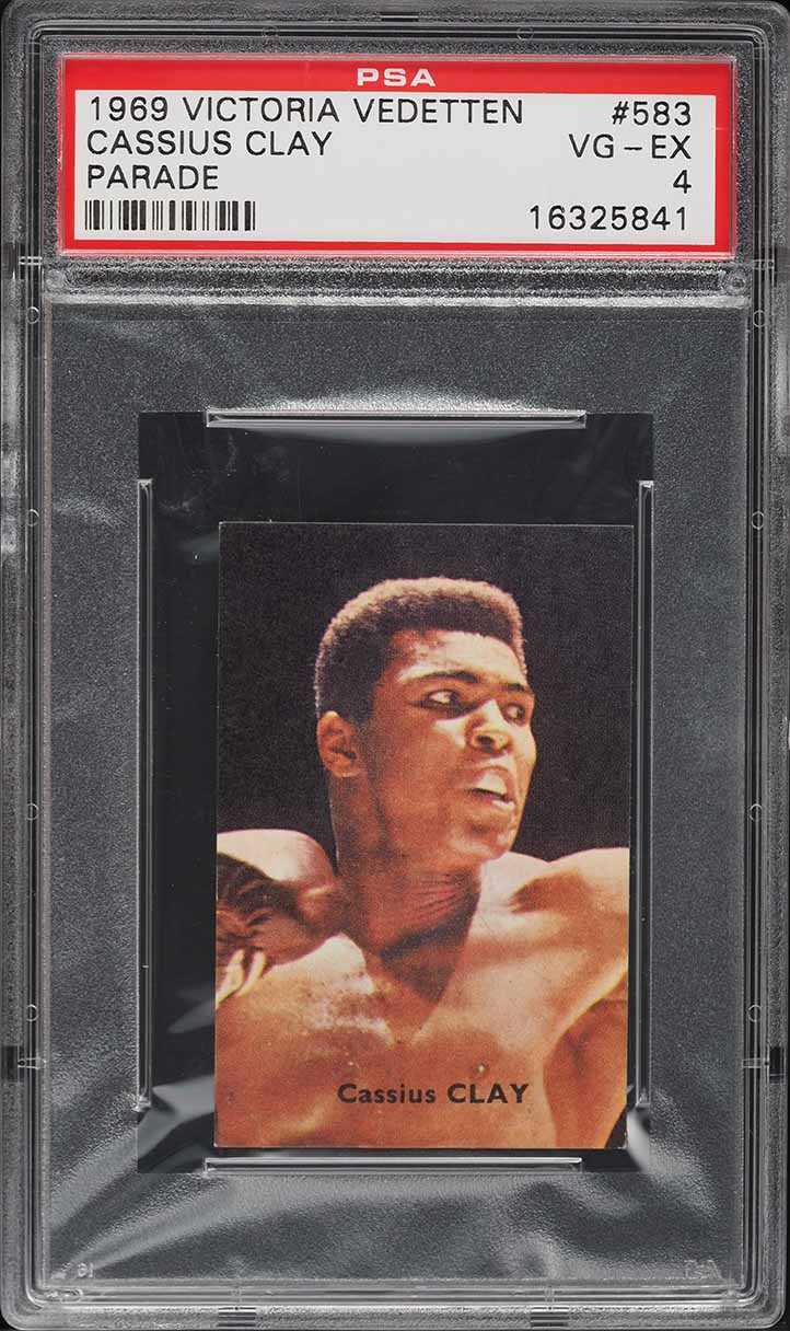 1969 Victoria Vedetten Parade Cassius Clay Muhammad Ali #583 PSA 4 VGEX
