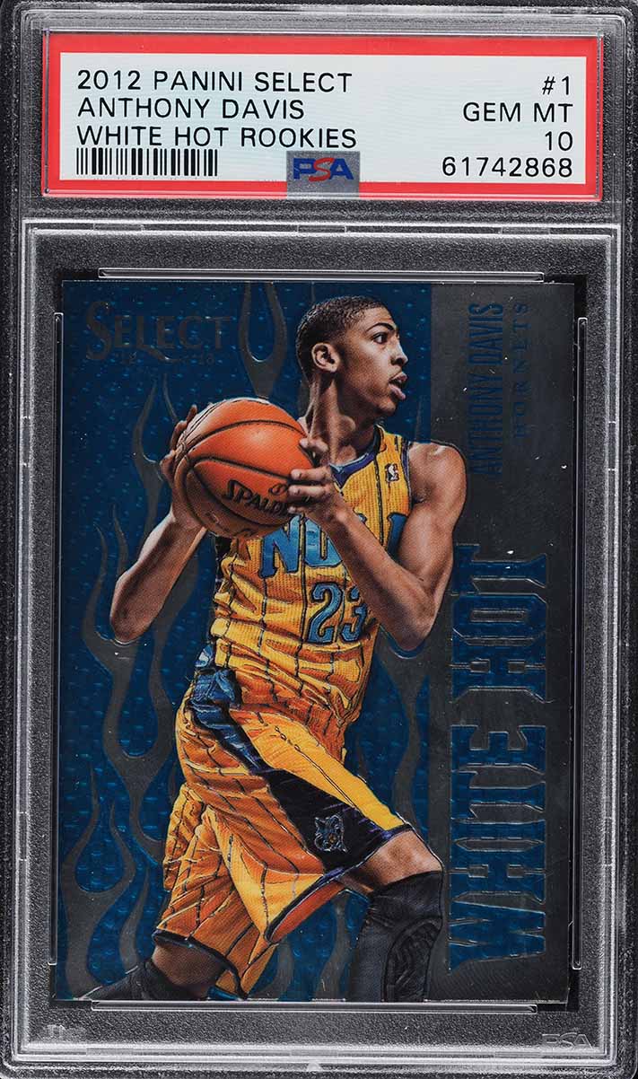 2012 Select White Hot Anthony Davis ROOKIE #1 PSA 10 GEM MINT