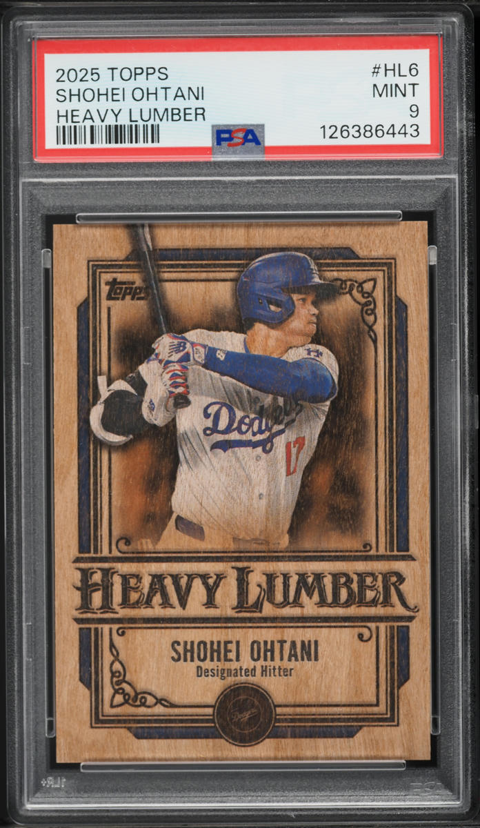 2025 Topps Heavy Lumber Shohei Ohtani #HL-6 PSA 9 MINT