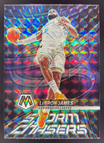 2022-23 Panini Mosaic Storm Chasers #2 LeBron James