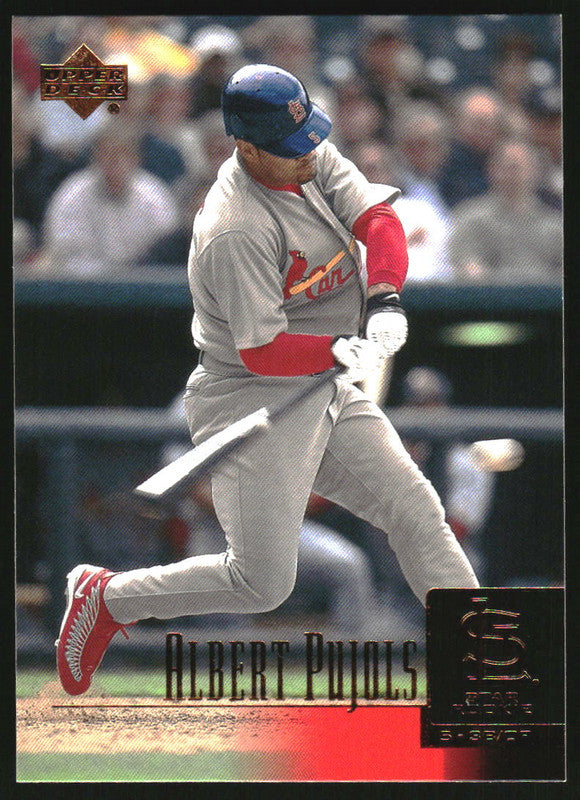 2001 Upper Deck #295 Albert Pujols RC Rookie