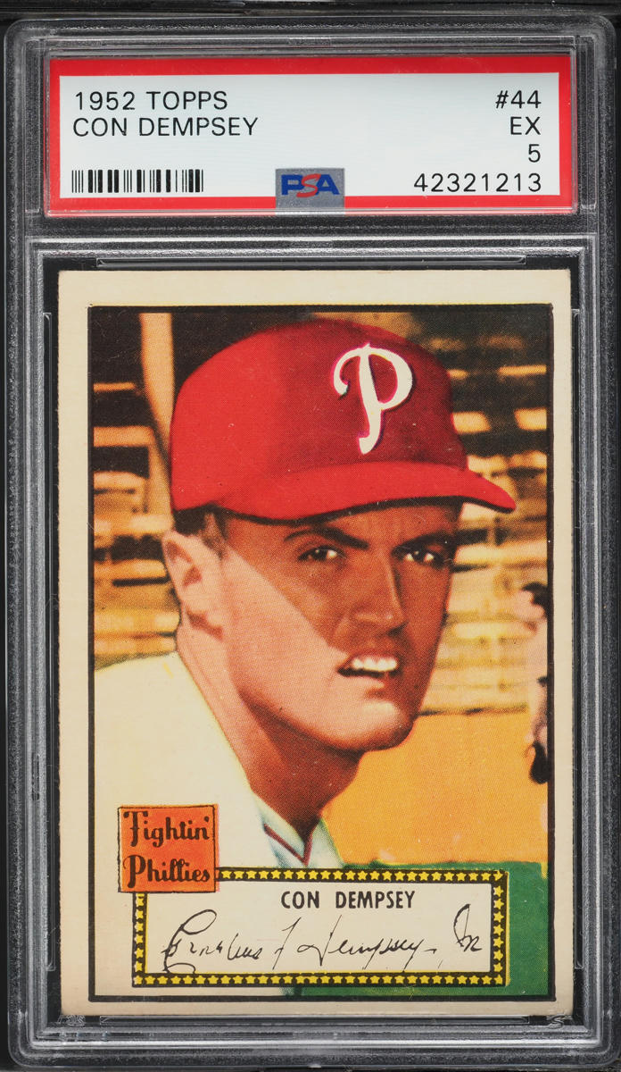 1952 Topps Con Dempsey #44 PSA 5 EX