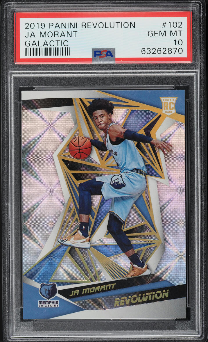 2019 Panini Revolution Galactic Ja Morant ROOKIE #102 PSA 10 GEM MINT