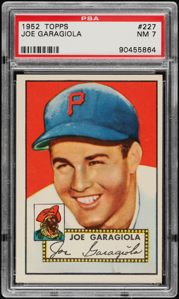 1952 Topps Joe Garagiola #227 PSA 7 NRMT