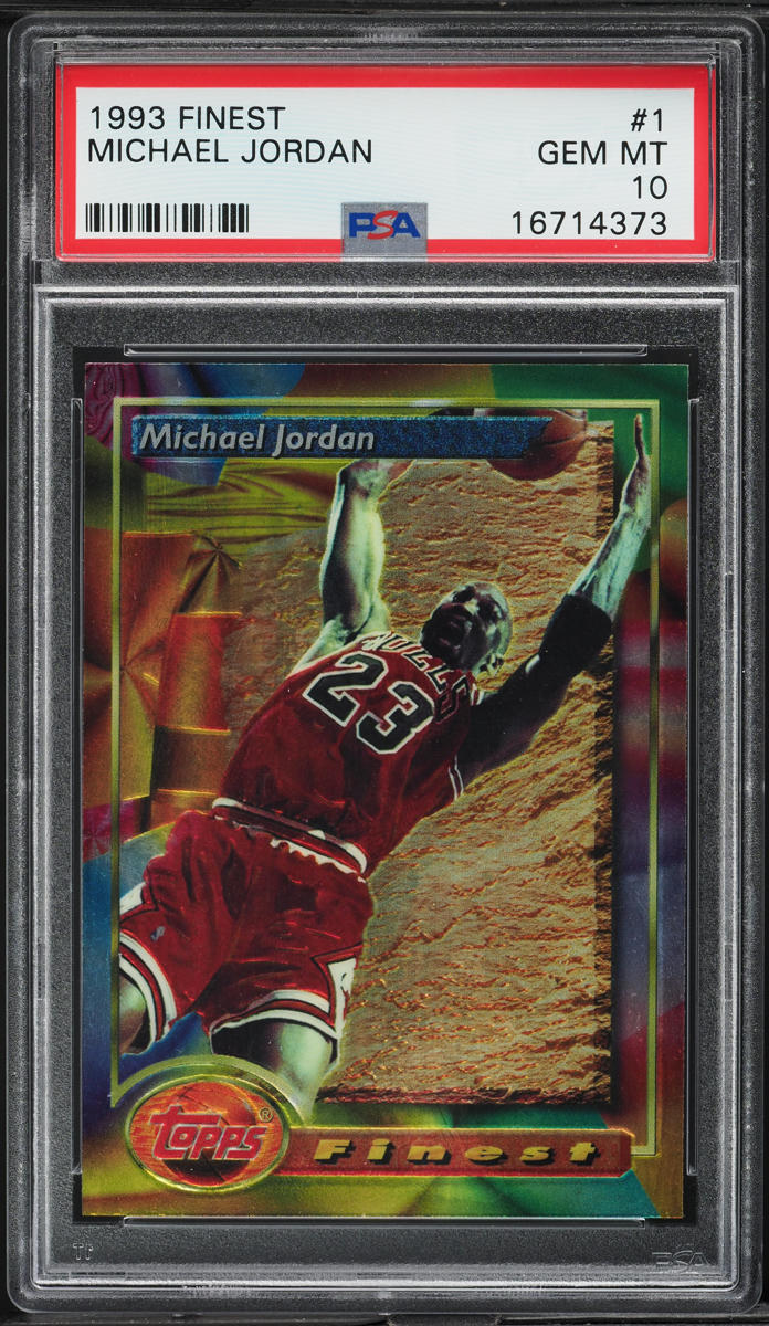 1993 Finest Basketball Michael Jordan #1 PSA 10 GEM MINT
