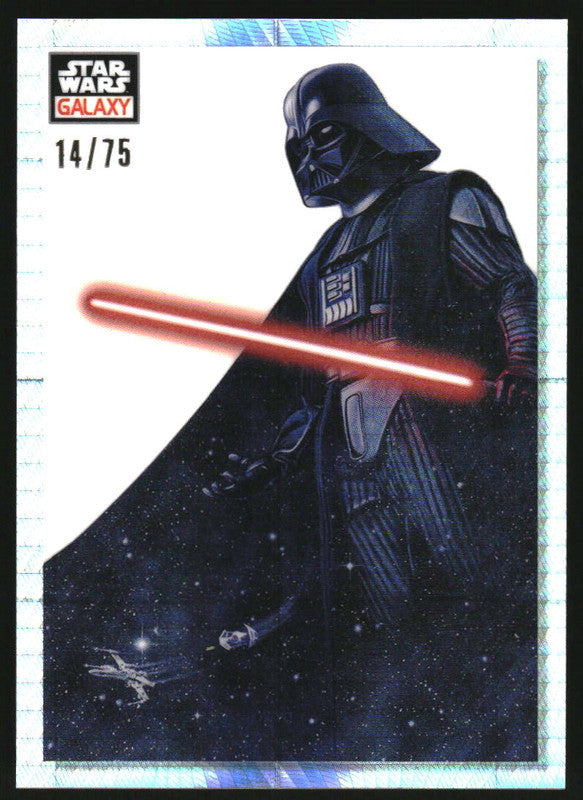 2023 Topps Chrome Star Wars Galaxy Prism Refractors #92 Dark Side /75