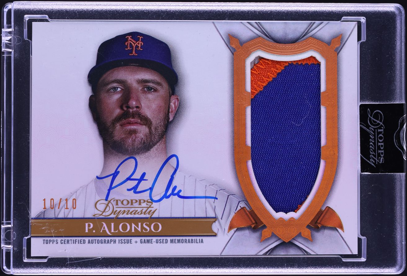 2024 Topps Dynasty Pete Alonso PATCH AUTO 10/10 #DAP-PA4