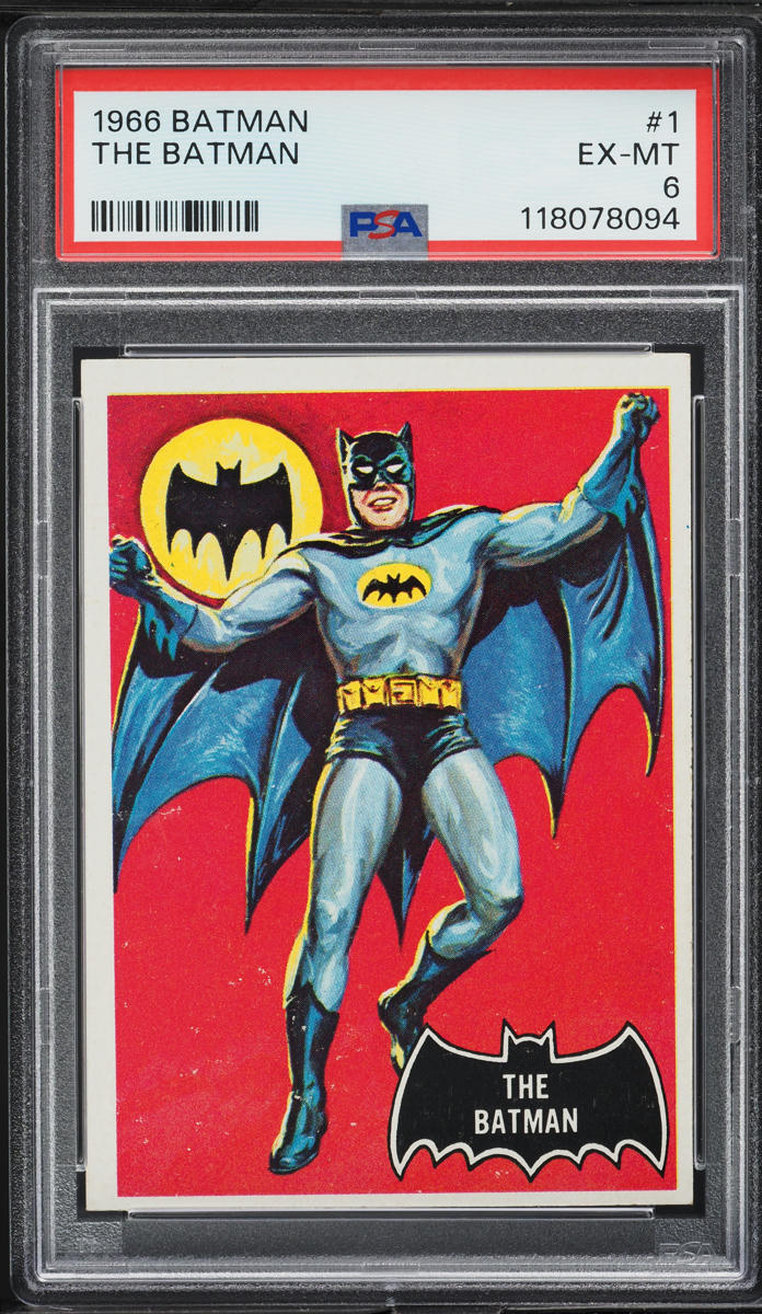 1966 Topps Batman The Batman #1 PSA 6 EXMT