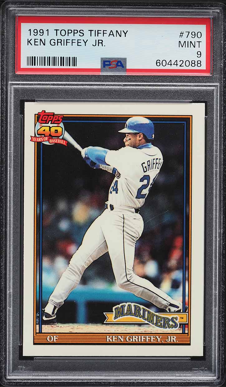 1991 Topps Tiffany Ken Griffey Jr. #790 PSA 9 MINT