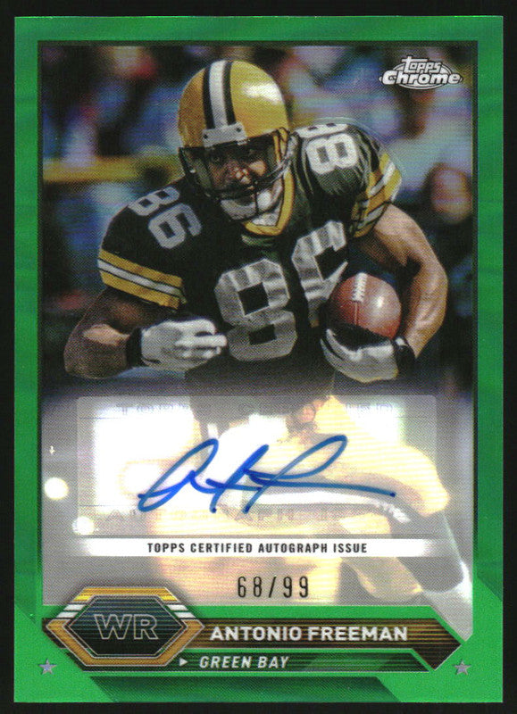2023 Topps Composite Chrome Autographs Green #TCA-AF Antonio Freeman Auto /99