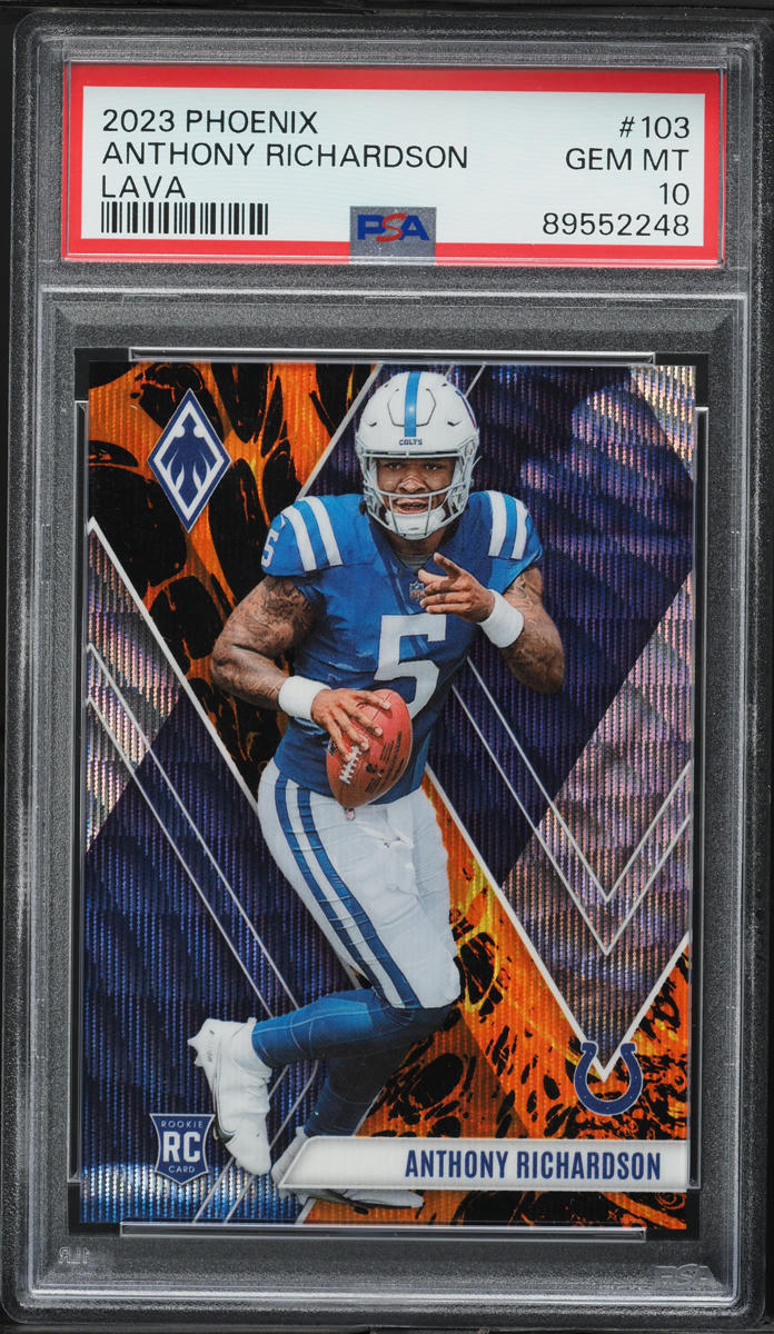 2023 Panini Phoenix Lava Anthony Richardson ROOKIE /175 #103 PSA 10 GEM MINT