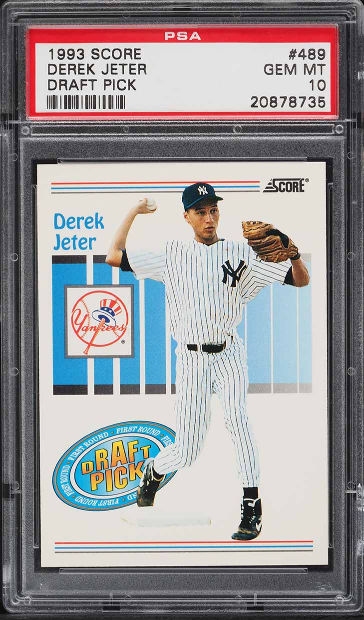 1993 Score Derek Jeter ROOKIE #489 PSA 10 GEM MINT