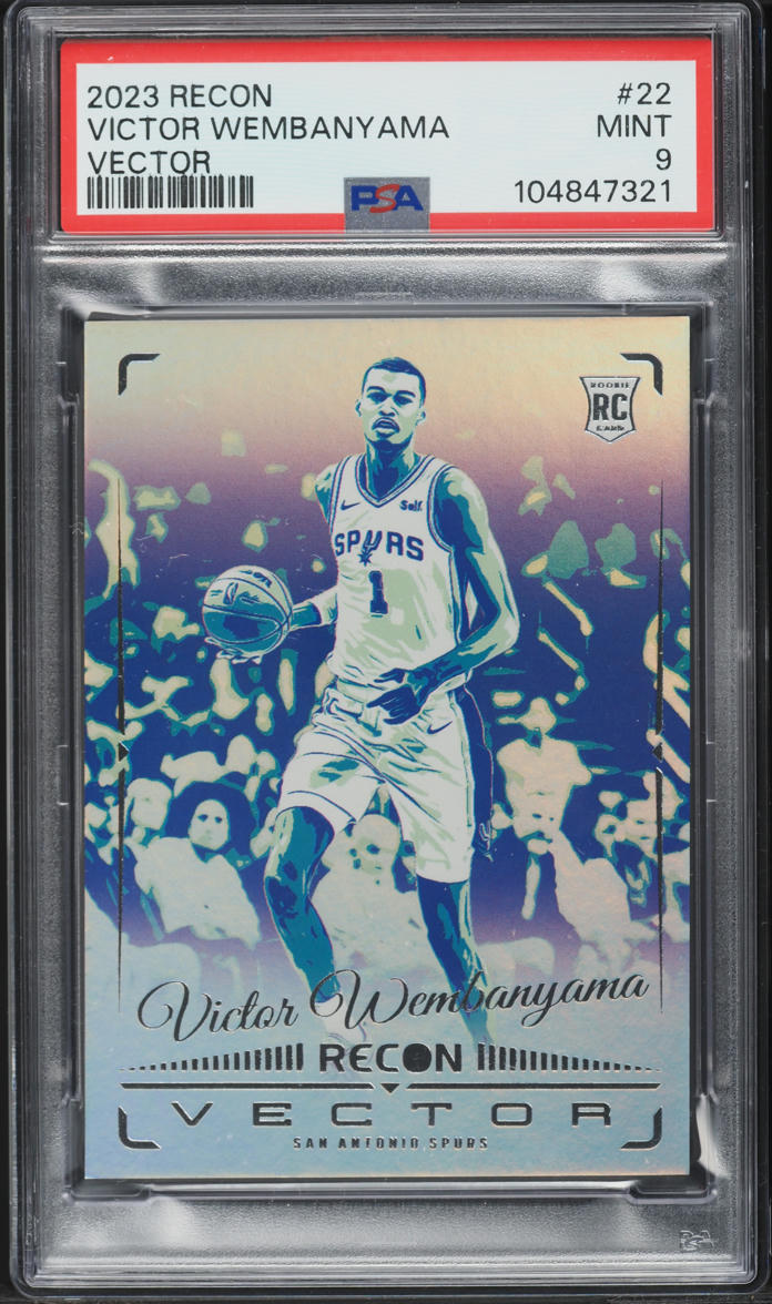 2023 Panini Recon Vector Victor Wembanyama ROOKIE #22 PSA 9 MINT