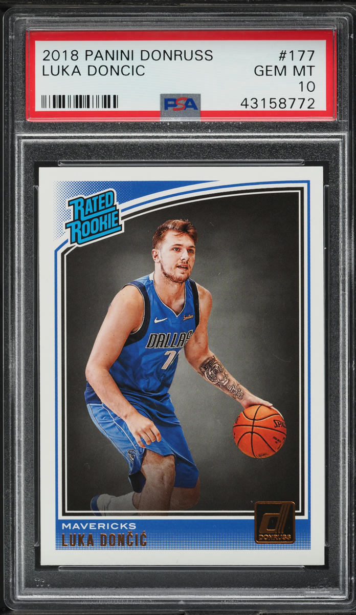 2018 Donruss Basketball Luka Doncic ROOKIE #177 PSA 10 GEM MINT