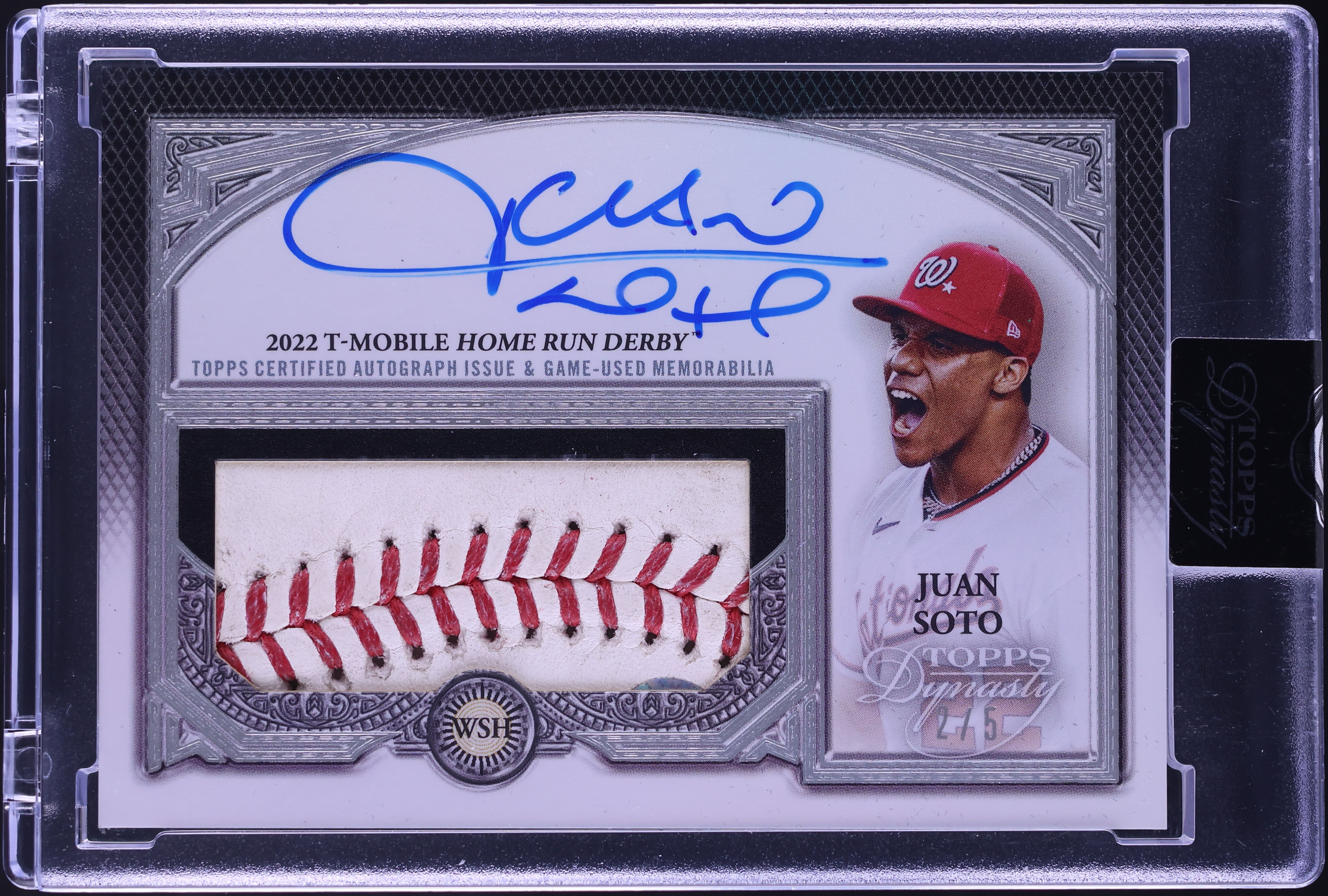 2023 Topps Dynasty Special Event Leather Juan Soto PATCH AUTO /5 #ASEL-JS1