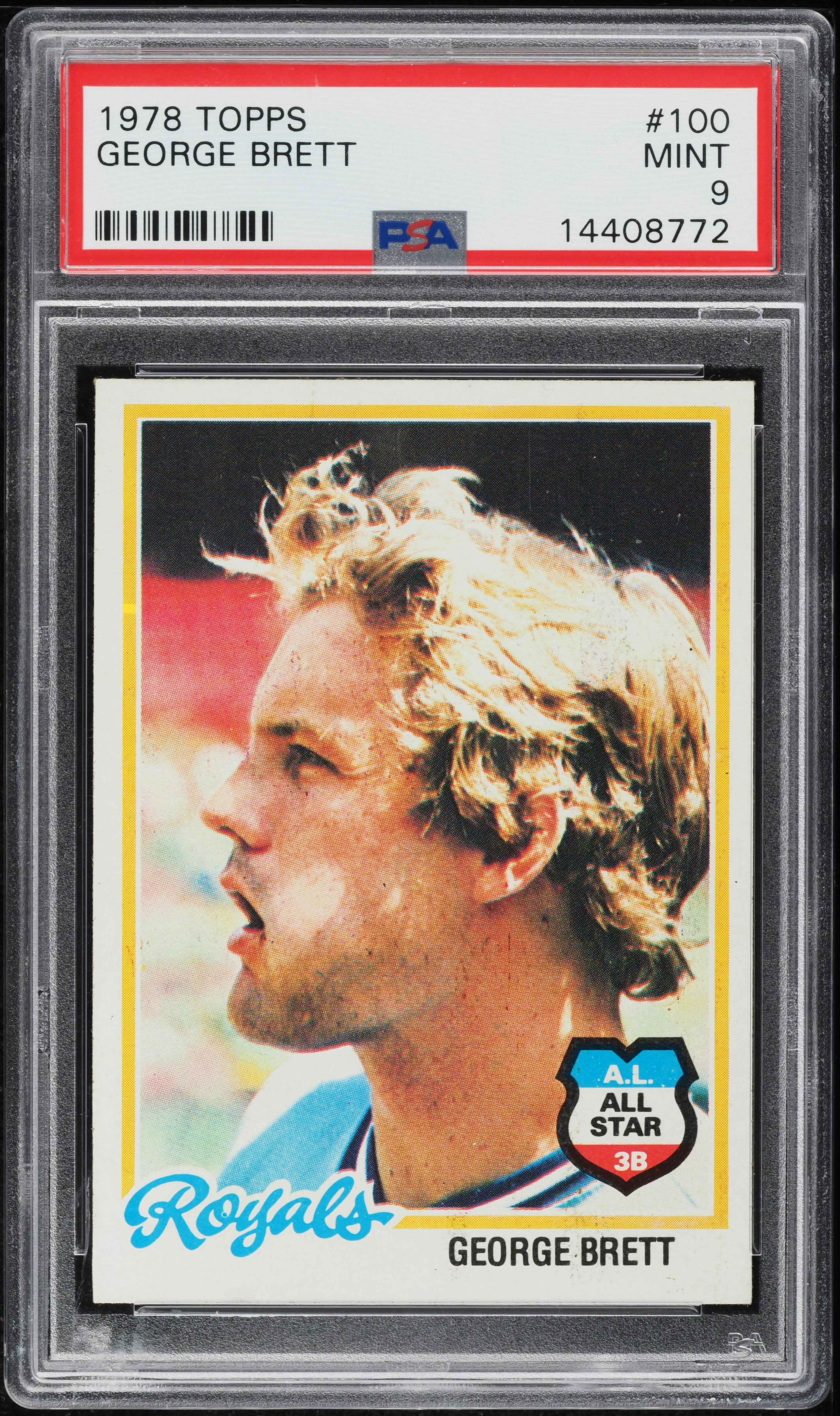 1978 Topps George Brett ALL-STAR #100 PSA 9 MINT