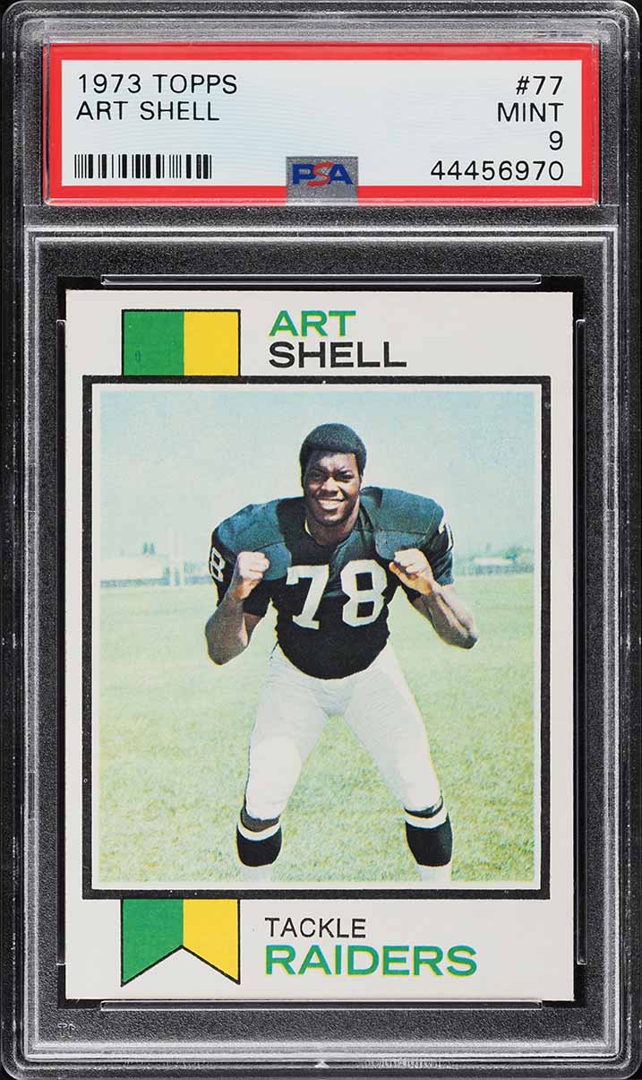 1973 Topps Football Art Shell ROOKIE #77 PSA 9 MINT