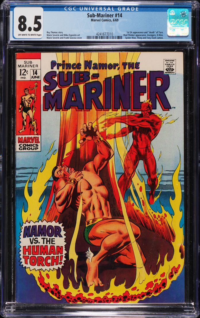 SubMariner 14 (Marvel, 1969) CGC 8.5 OffWhite To White Pages