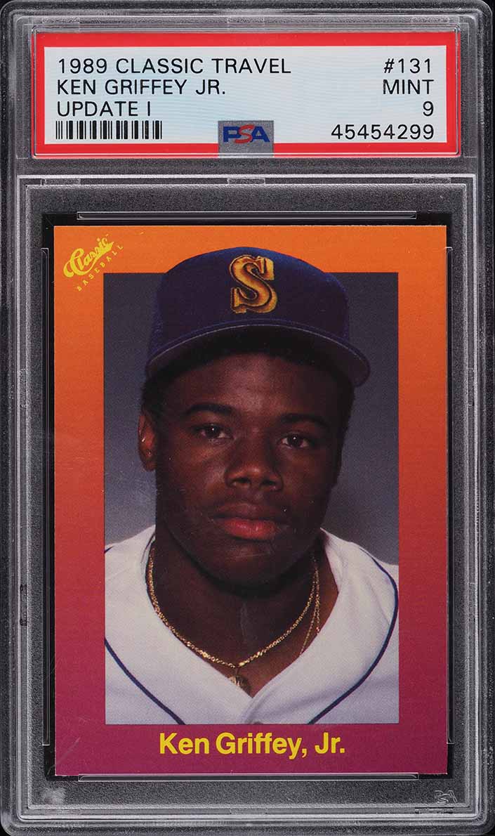 1989 Classic Travel Update I Ken Griffey Jr. ROOKIE #131 PSA 9 MINT