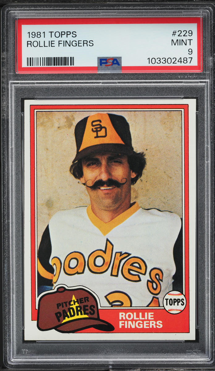 1981 Topps Rollie Fingers #229 PSA 9 MINT