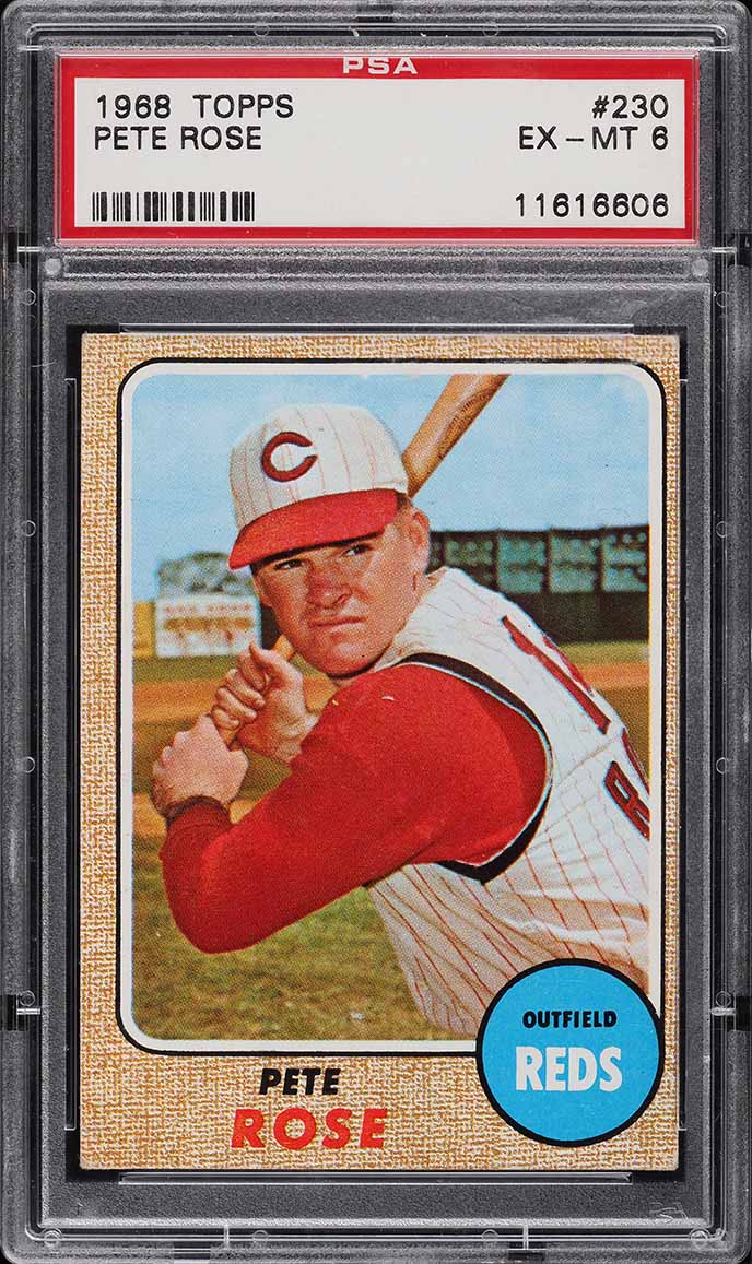 1968 Topps Pete Rose #230 PSA 6 EXMT
