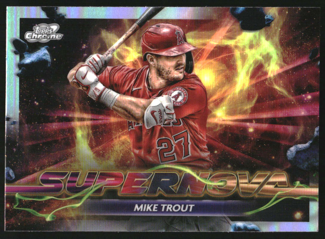 2024 Topps Cosmic Chrome Supernova #SPN-23 Mike Trout