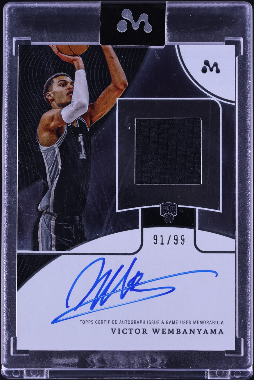 2023 Topps Mercury Victor Wembanyama ROOKIE PATCH AUTO /99 #WAR-7A