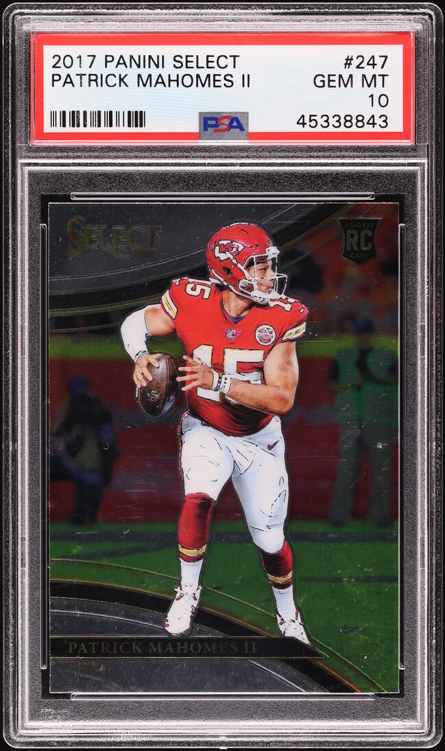 2017 Select Field Level Patrick Mahomes II ROOKIE #247 PSA 10 GEM MINT