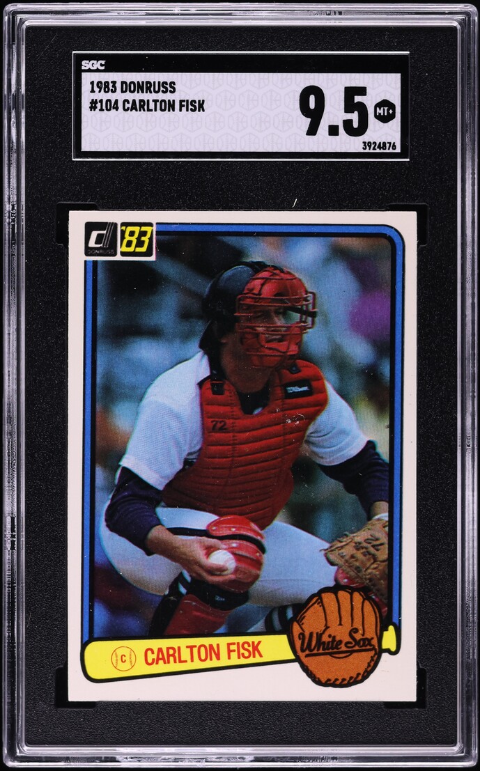 1983 Donruss Carlton Fisk #104 SGC 9.5 MINT+