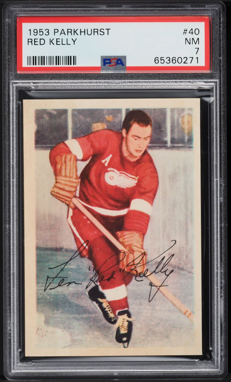 1953 Parkhurst Red Kelly #40 PSA 7 NRMT