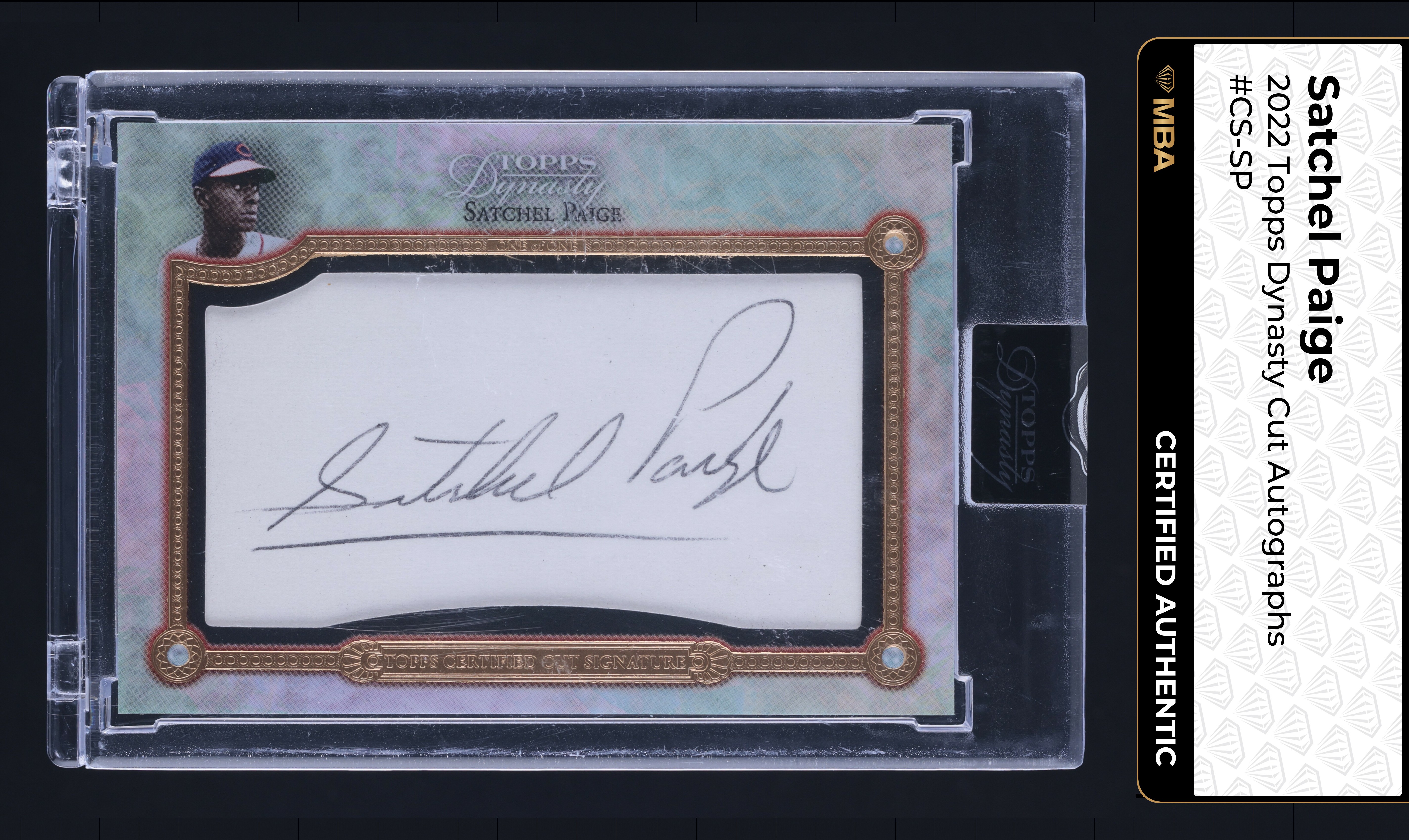 2022 Topps Dynasty Satchel Paige AUTO 1/1 #CS-SP MBA AUTH