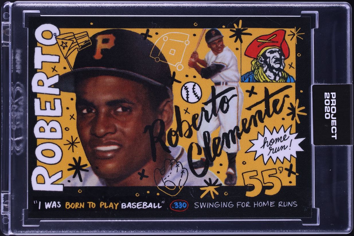 2020 Topps Project 2020 By Sophia Chang Roberto Clemente #110