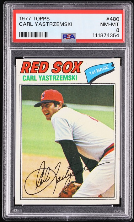 1977 Topps Carl Yastrzemski #480 PSA 8 NM-MT