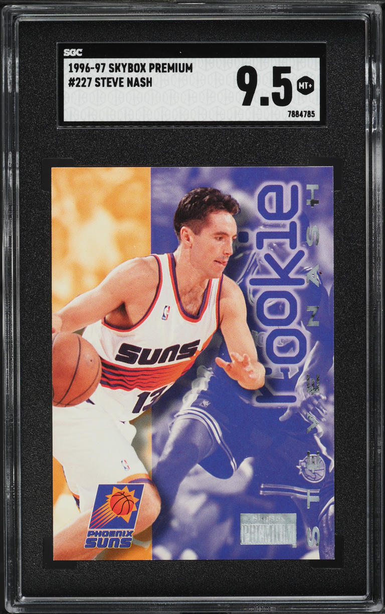 1996 Skybox Premium Steve Nash ROOKIE #227 SGC 9.5 MINT+