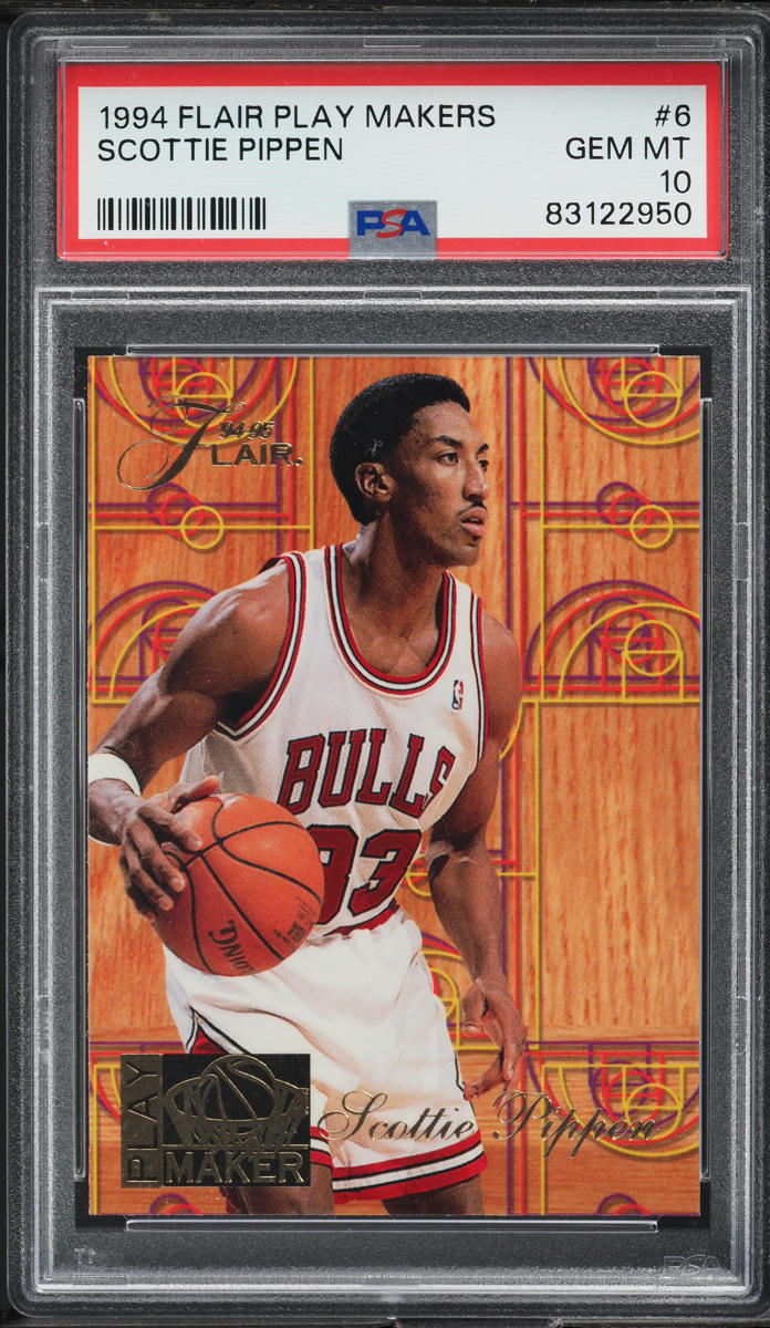1994 Flair Play Makers Scottie Pippen #6 PSA 10 GEM MINT