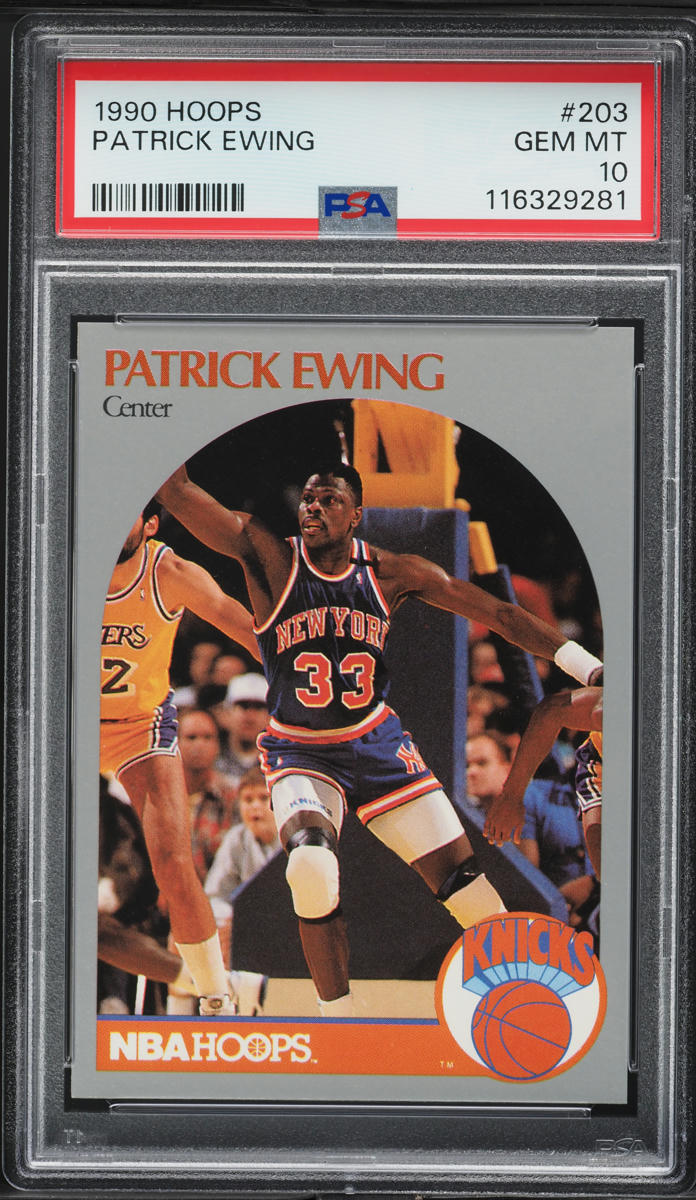 1990 Hoops Patrick Ewing #203 PSA 10 GEM MINT