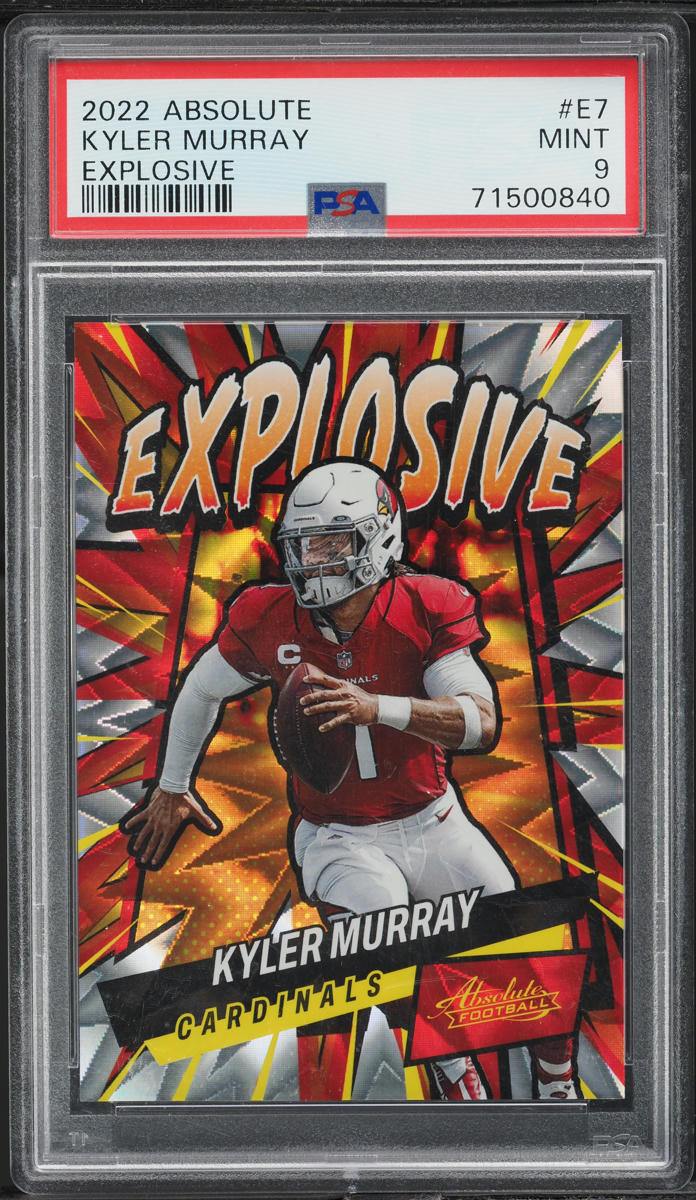 2022 Panini Absolute Explosive Kyler Murray #E7 PSA 9 MINT