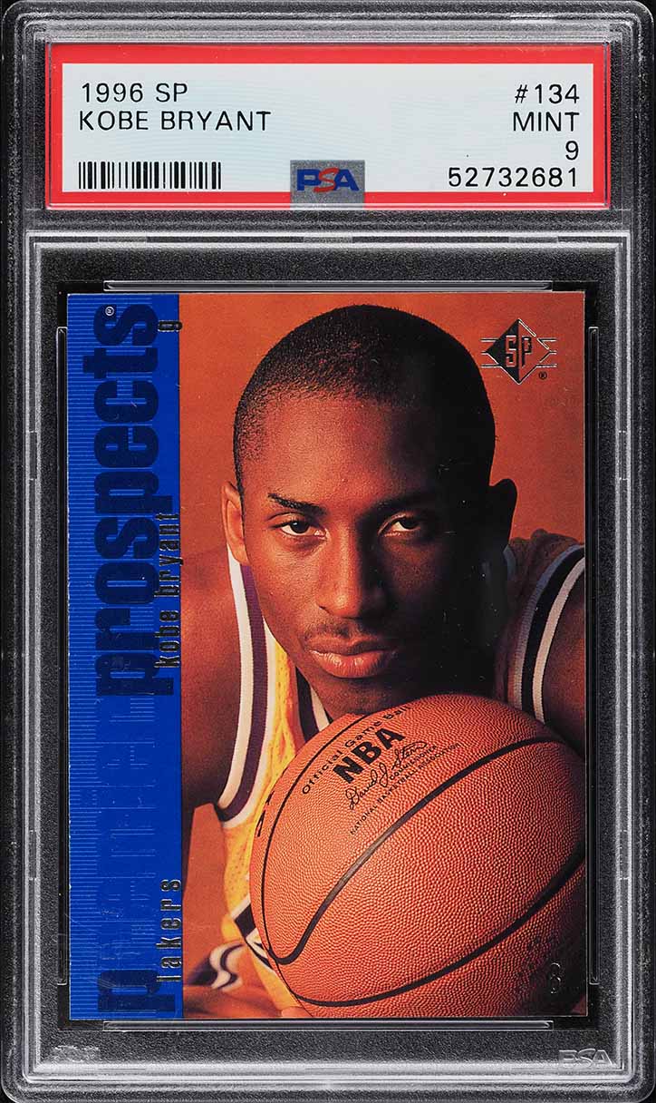 1996 SP Basketball Kobe Bryant ROOKIE #134 PSA 9 MINT