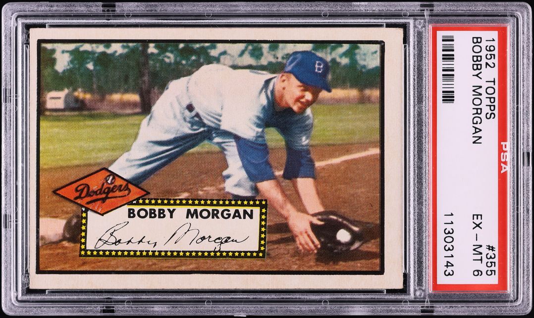 1952 Topps Bobby Morgan #355 PSA 6 EXMT