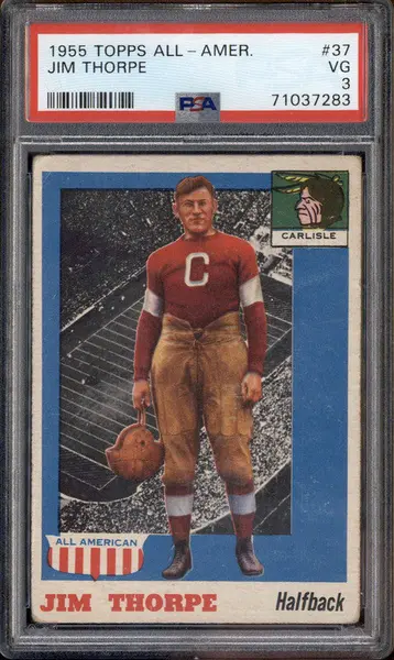 1955 Topps All American #37 Jim Thorpe PSA 3