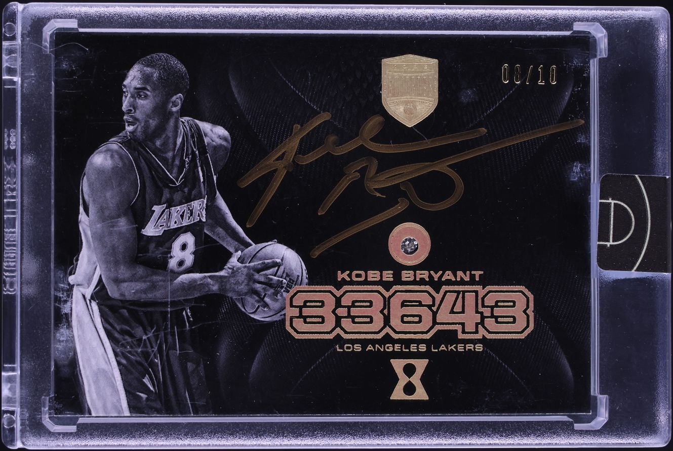 2017 Panini Eminence Diamond Gems Kobe Bryant AUTO JSY # 8/10 #17