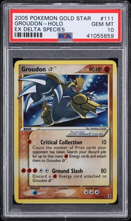 Groudon Gold Star — Delta Species