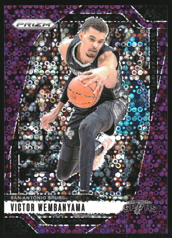 2024-25 Panini Prizm Fast Break Purple Prizm #172 Victor Wembanyama /75