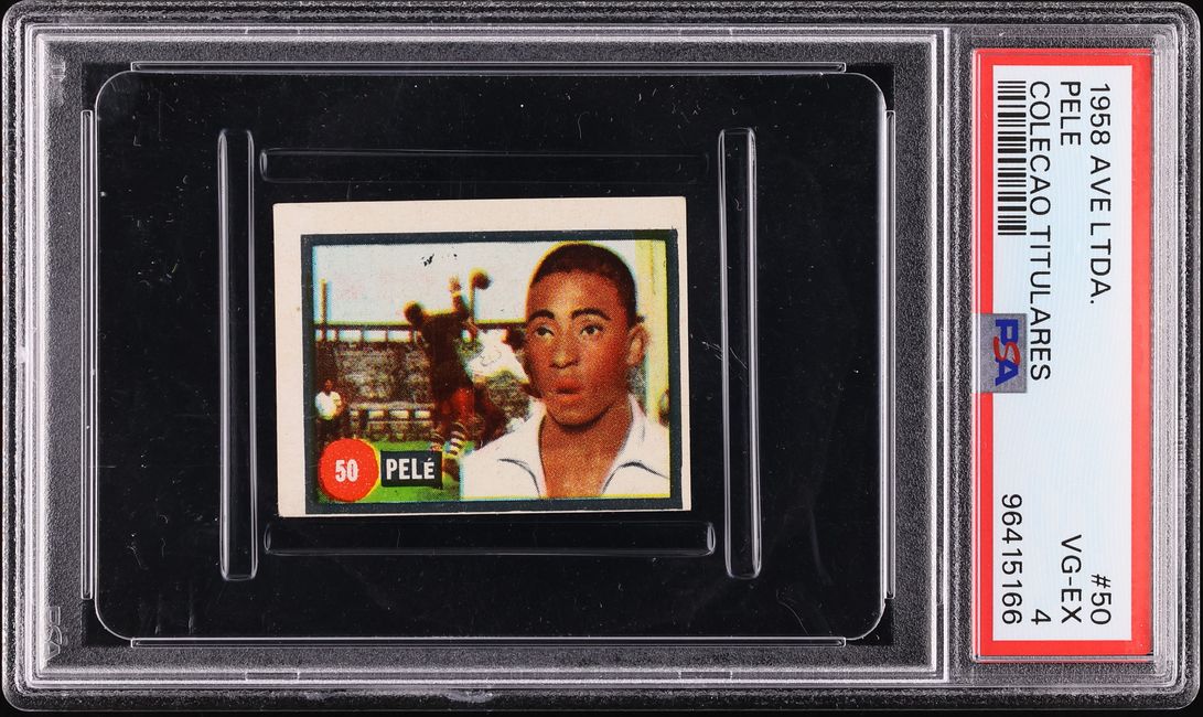 1958 Ave Ltda. Colecao Titulares Pele ROOKIE #50 PSA 4 VGEX