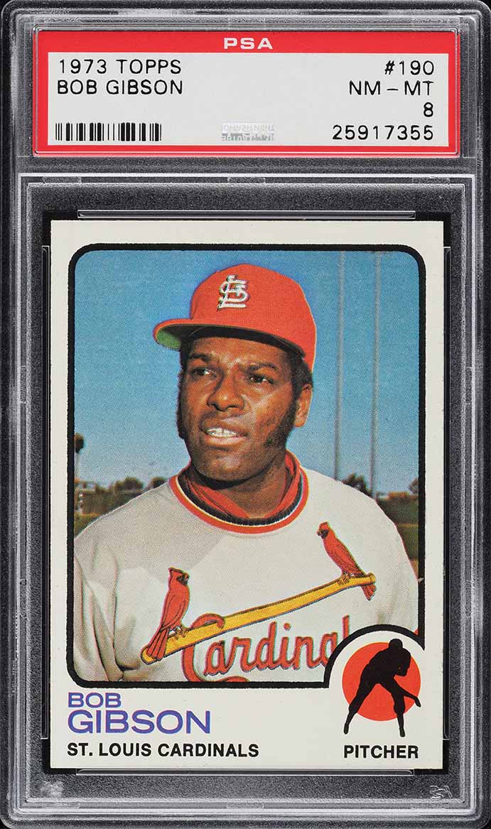 1973 Topps Bob Gibson #190 PSA 8 NM-MT