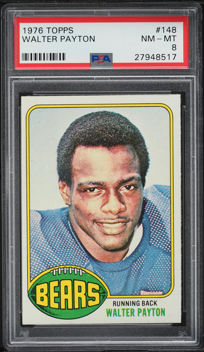 1976 Topps Football Walter Payton ROOKIE #148 PSA 8 NM-MT